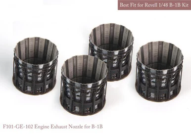 1/48 KA Models B-1B GE EXHAUST NOZZLE SET (OPENED) for Revell
