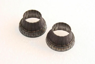 1/72 KA Models F-14A P&W EXHAUST NOZZLE SET (CLOSED)