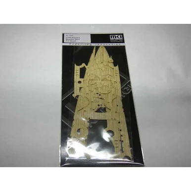 1/350 KA Models Bismarck Wooden Deck for Revell Kit