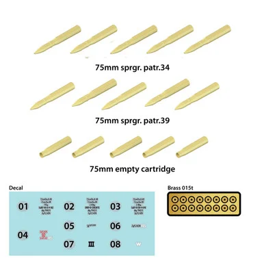 1/35 KA Models KW. K.40 7.5Cm Shell