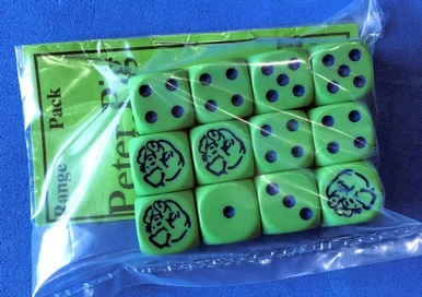 PIGXX204 - PIGGY DICE (12) - KAWASAKI GREEN