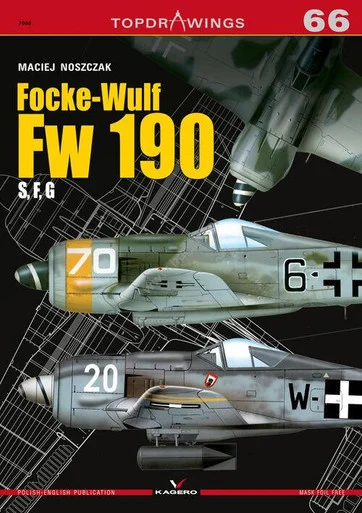 Kagero Publishing Focke-Wulf Fw 190 S, F, G models Frigate ORP Kościuszko