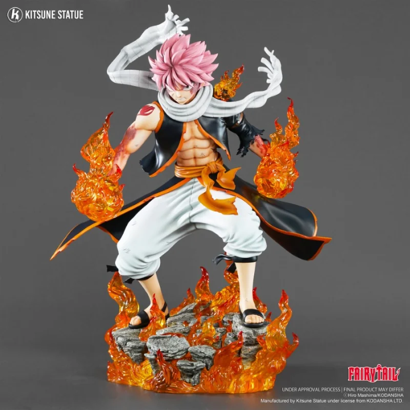 Fairy Tail Statue 1/4 Natsu Dragneel 50.5cm Figurine - Kitsune Statue