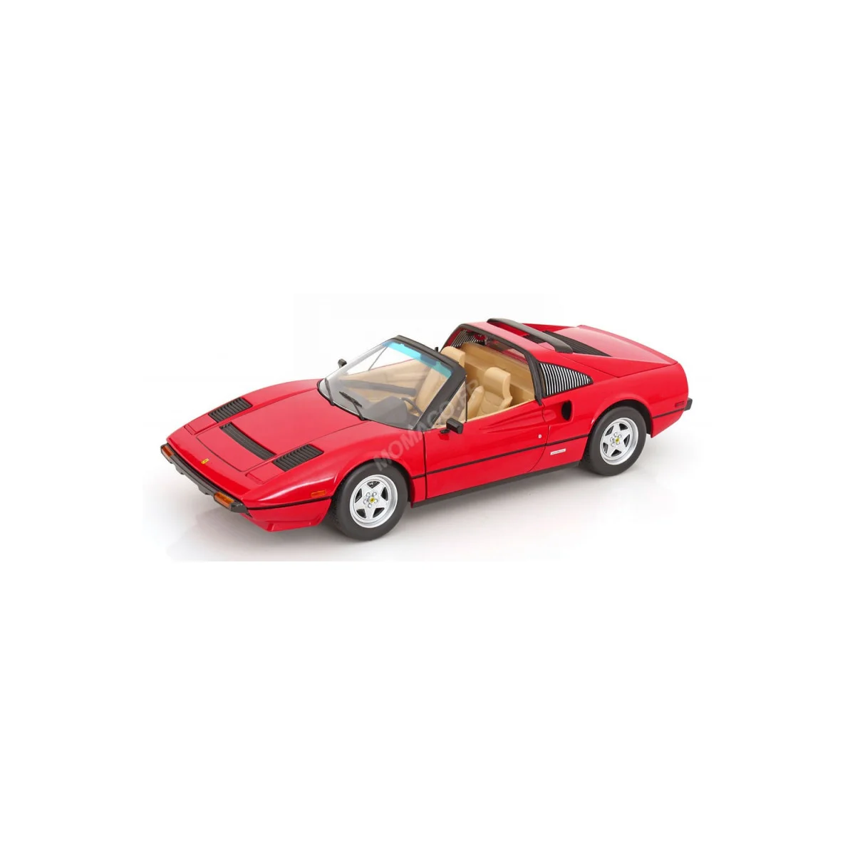 Ferrari 308 gts quattrovalvole (magnum series) 1982 us version red Die cast - KK-SCALE