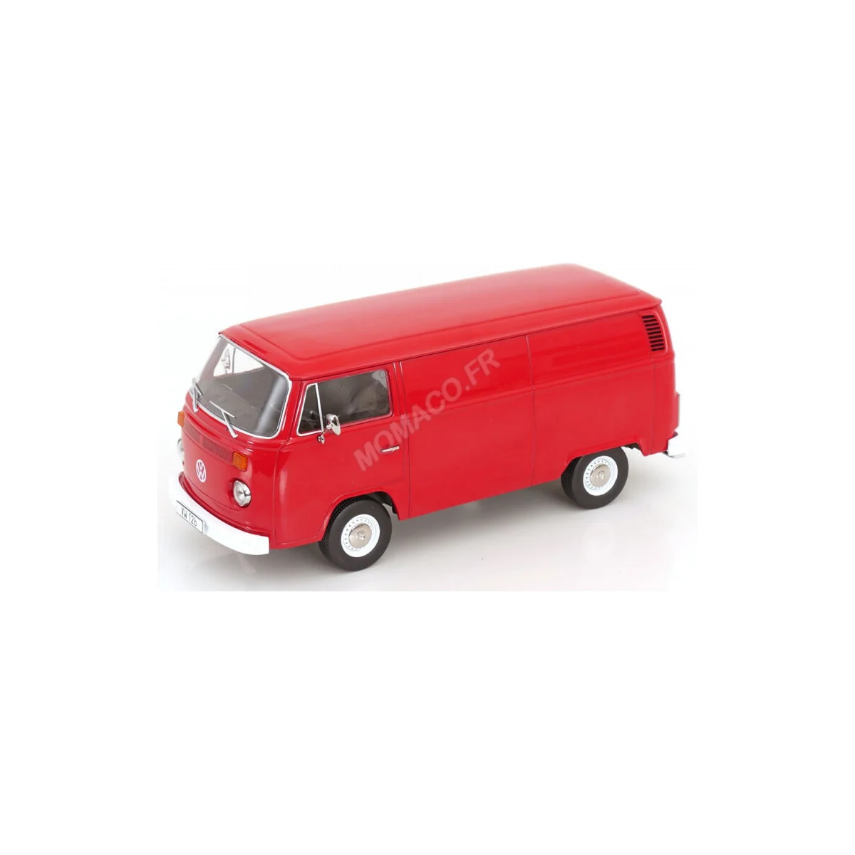 1972 Volkswagen Bus T2B Delivery Van, Red Die cast - KK-SCALE