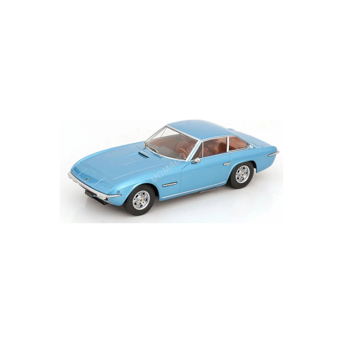 Lamborghini islero s 1969 light blue Die cast - KK-SCALE