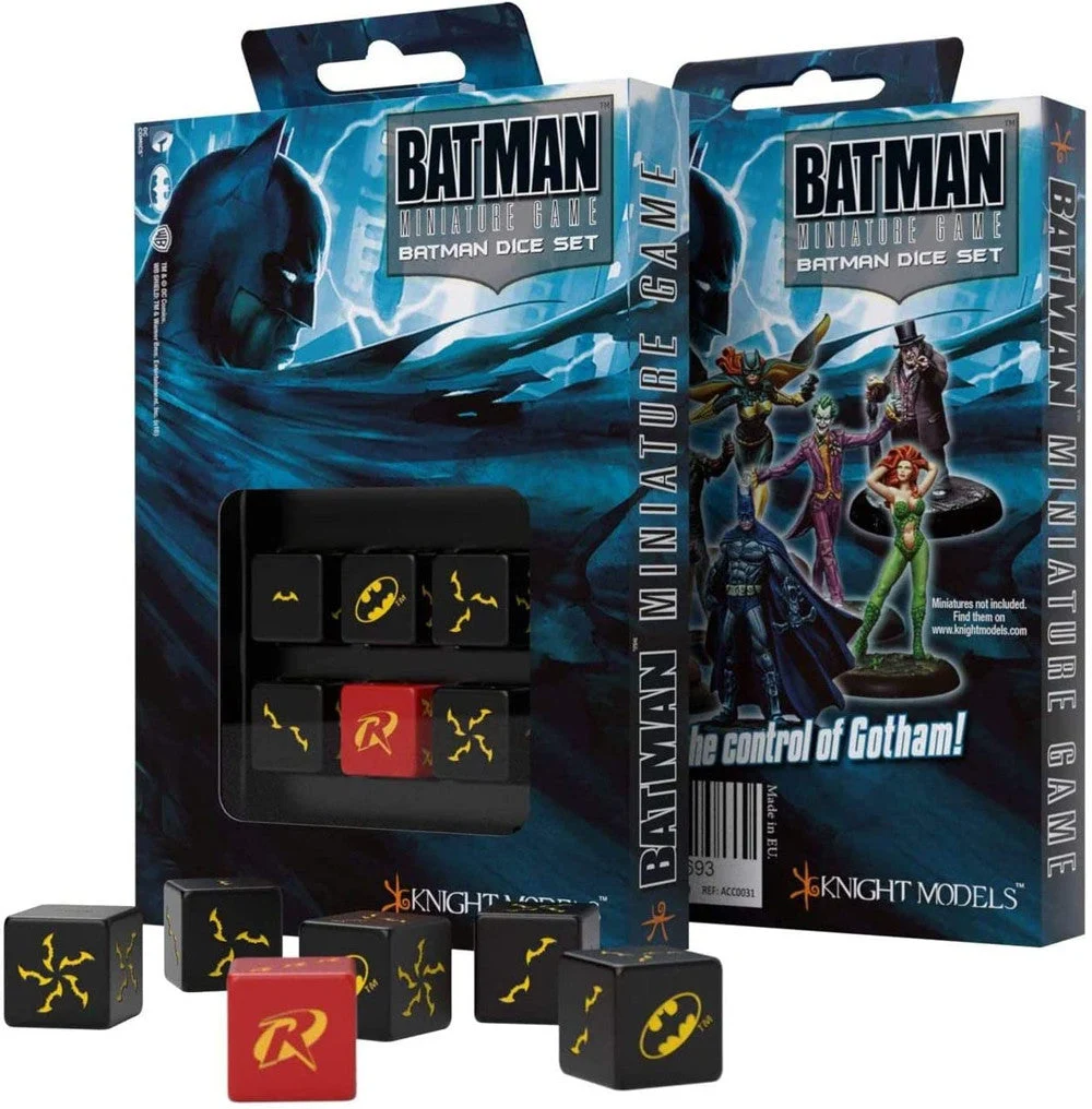 Batman Miniature Game, Batman Dice Set - Knight Models