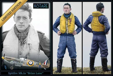 1/32 Kotare Spitfire Mk.Ia (Brian Lane) LE Plastic Model Kit Plastic Model Kit