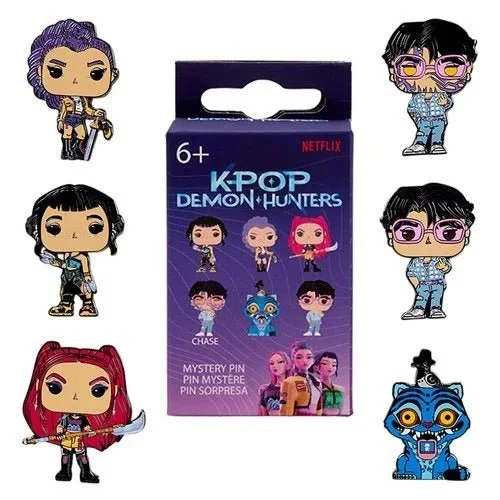 KPop Demon Hunters Mystery Box Pin (1 Box with 1 Pin) - Loungefly