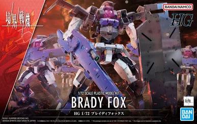 Bandai 5063360 #12 Brady Fox Amaim Warrior HG 1/72 Scale Model Kit