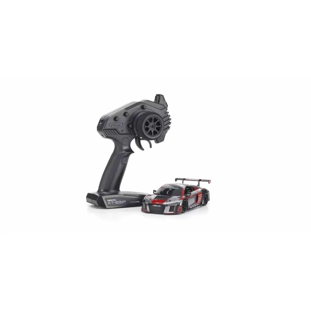 Kyosho Mini-Z MR04 RWD Audi R8 LMS 2015 Red-Grey (W-MM/KT531P) RC mini-car