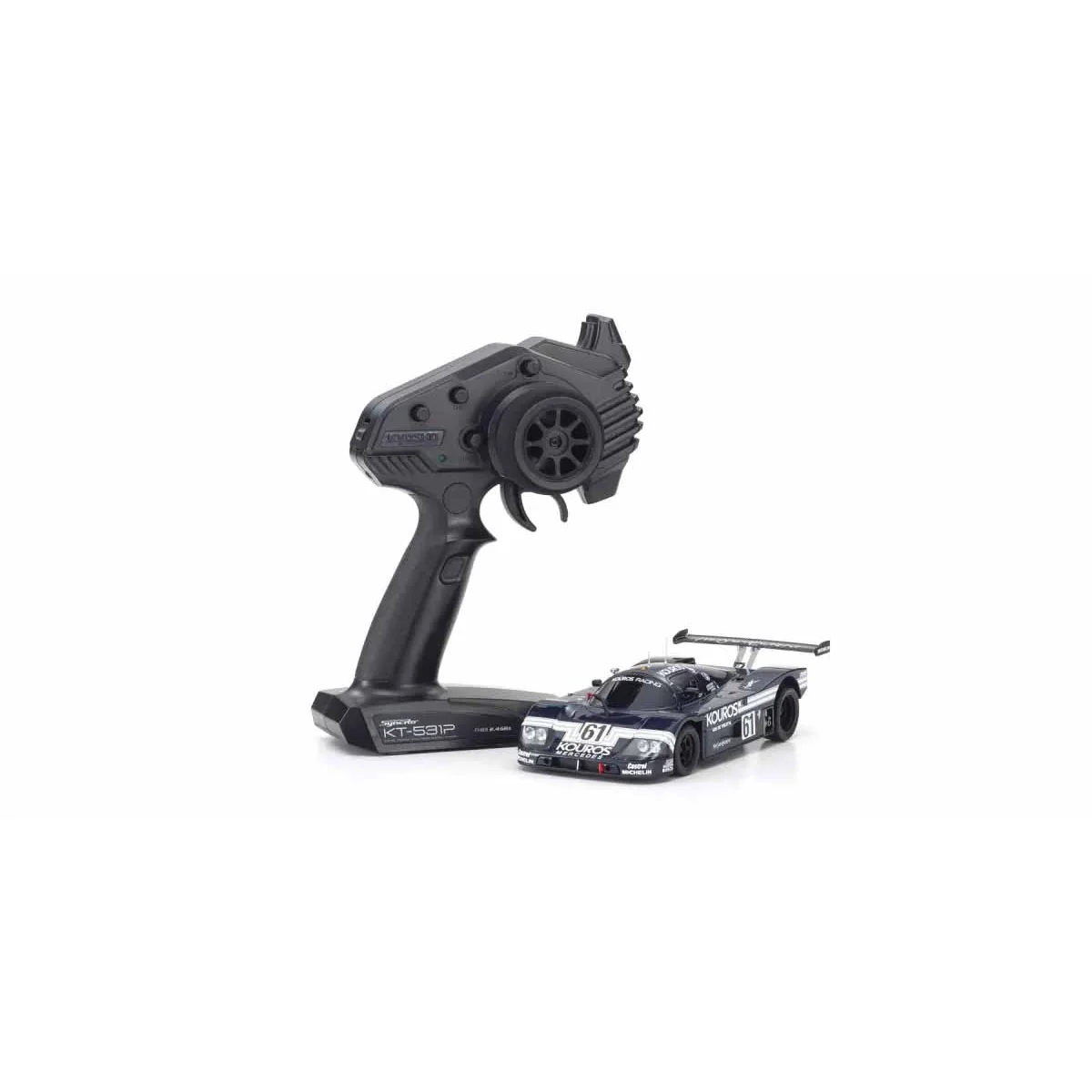 Kyosho Mini-Z MR04 RWD Sauber Mercedes C9 LM 1987 No.61 (W-LM/KT531P) RC mini-car