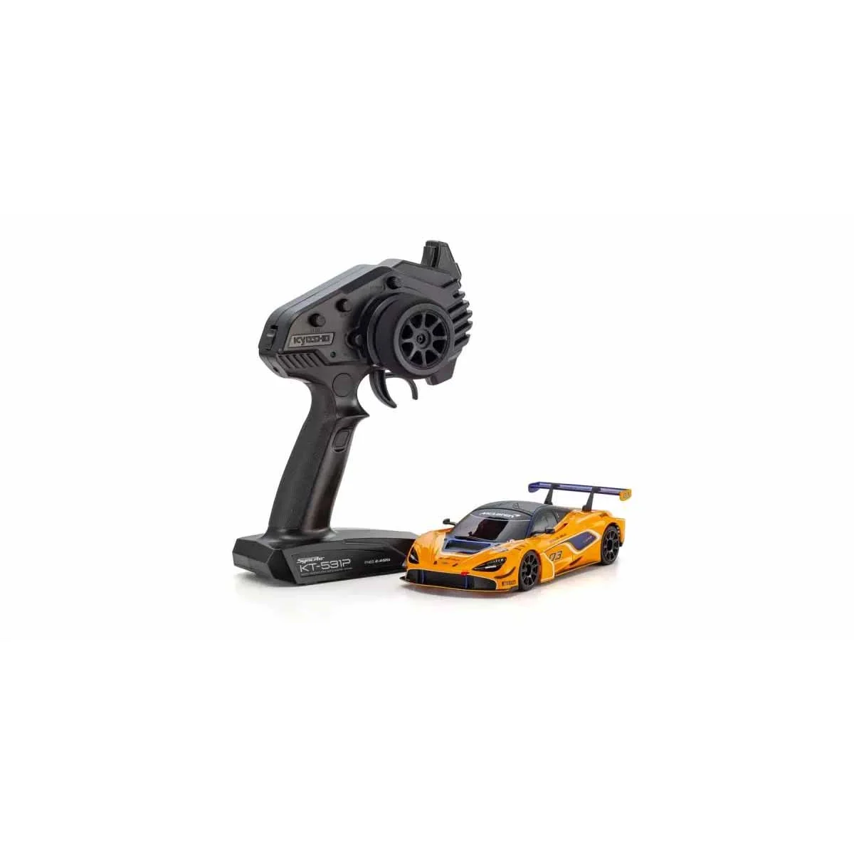 Kyosho Mini-Z MR04 RWD McLaren 720S GT3 Orange 03 (W-MM/KT531P) RC mini-car