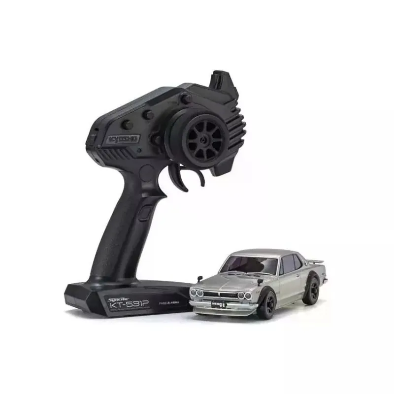 Mini-Z AWD Nissan Skyline 2000 GT-R KPGC10 Silver (MA020/KT531P) RC mini-car