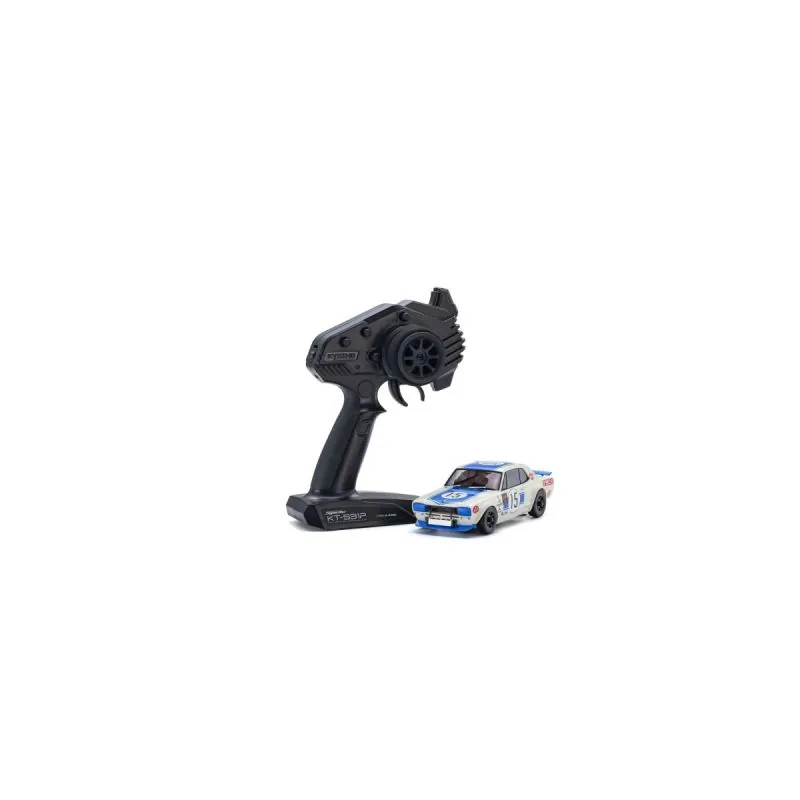 Mini-Z AWD Skyline 2000GT-R KPGC10 Racing'72 Blue No15 (MA020/KT531P) RC mini-car
