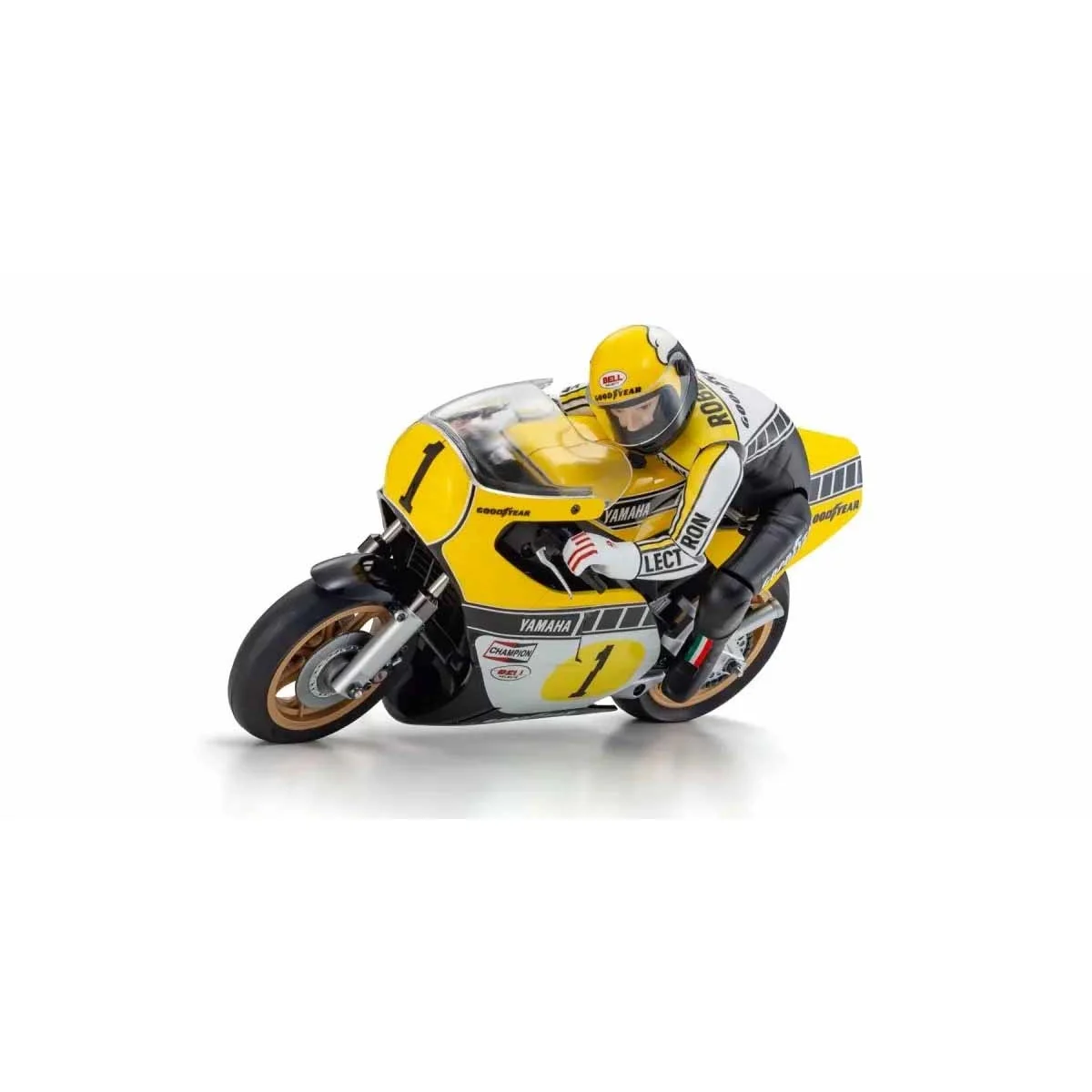 Kyosho Motorcycle Hanging On Racer Yamaha YZR500 1978 1:8 Kit