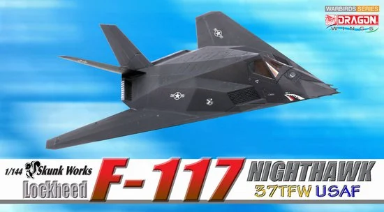 Lockheed Martin F-117 Nighthawk 37th TFW 1/144 Scale Model