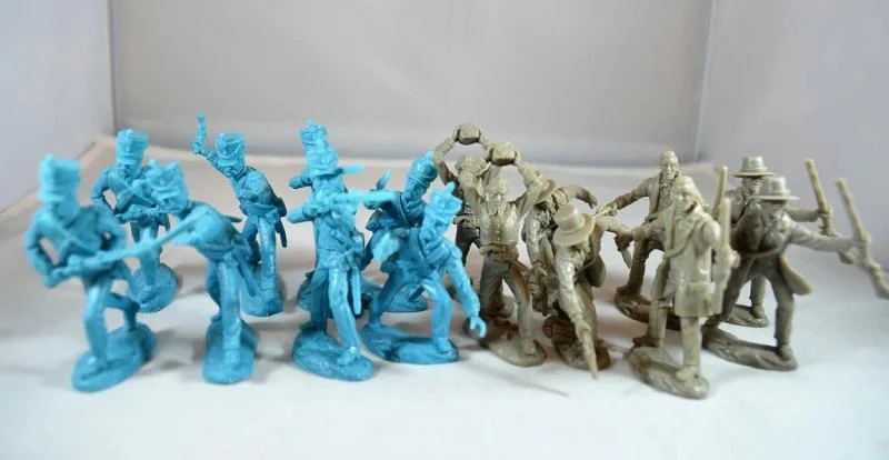 The Alamo Hand to Hand Combat, 1/32 (54 mm) Scale Plastic Figures - TSSD