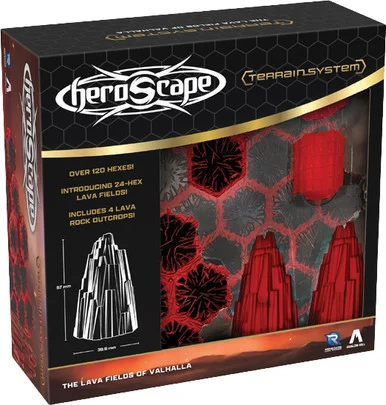 Heroscape: The Lava Fields of Valhalla Terrain Expansion - Renegade Game Studios - RGS