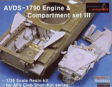 LEG1347 1:35 Legend AVDS-1790 Engine / Compartment Set III (for AFV Club Shot-Kal Series)