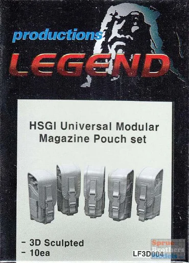 LEG3D004 1:35 Legend HSGI Universal Modular Magazine Pouch Set (10 pcs) - Legend Productions