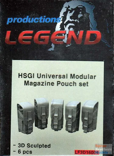 LEG3D16004 1:16 Legend HSGI Universal Modular Magazine Pouch Set - Legend Productions