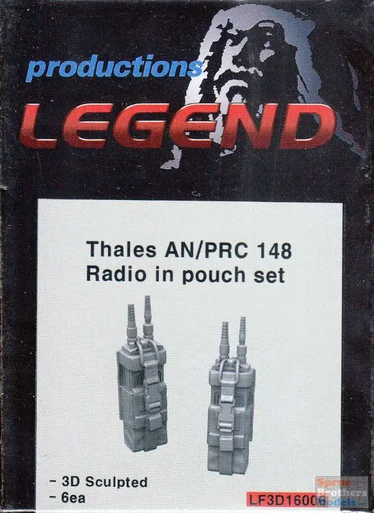 LEG3D16006 1:16 Legend Thales AN/PRC 148 Radio In Pouch Set - Legend Productions