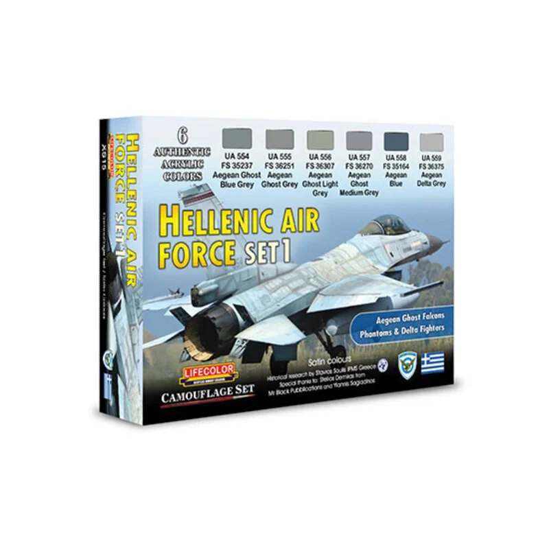 Hellenic air force set 1 Paint - LIFECOLOR