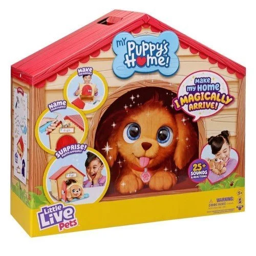 Little Live Pets My Puppy's Home Building Playset (Random Puppy) - Moose Toys