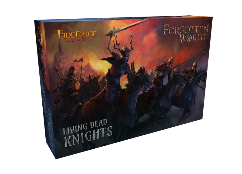 Forgotten World Living Dead Knights, 28mm Scale Plastic Model Figures - Fireforge Games