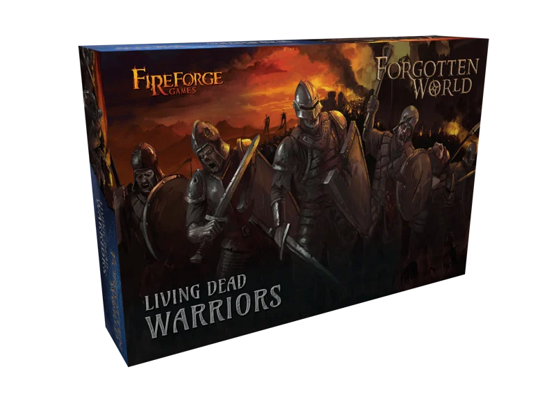 Forgotten World Living Dead Warriors, 28mm Scale Plastic Model Figures - Fireforge Games