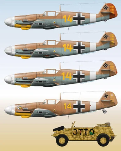 1/32 Lifelike Decals Me 109 p-2