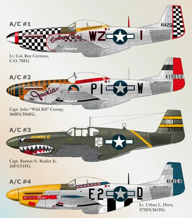 1/48 Lifelike Decals P-51 Mustang p-6