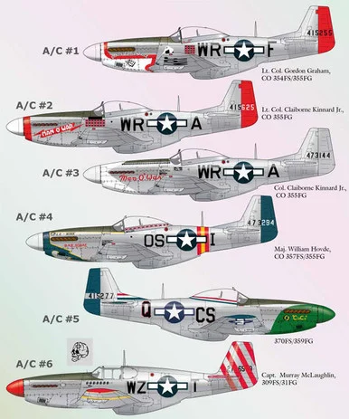 1/48 Lifelike Decals P-51 Mustang p-8