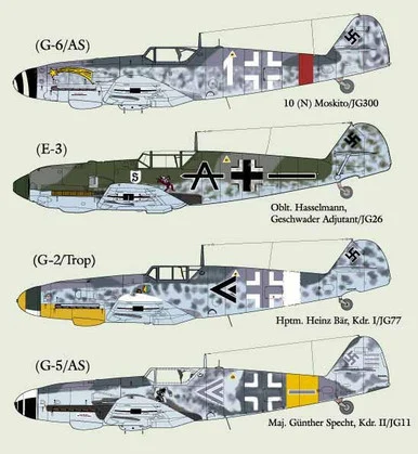 1/72 Lifelike Decals Me 109 p-4