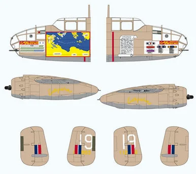 1/72 Lifelike Decals B-25 Mitchell Desert Warrior