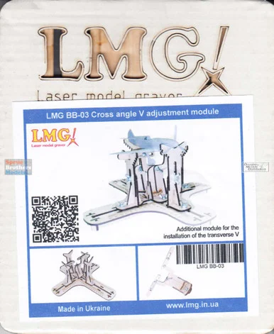 LMGBB03 LMG Cross Angle V Adjustment Add-On Module for LMGBB01/7 Airplane Building Jig