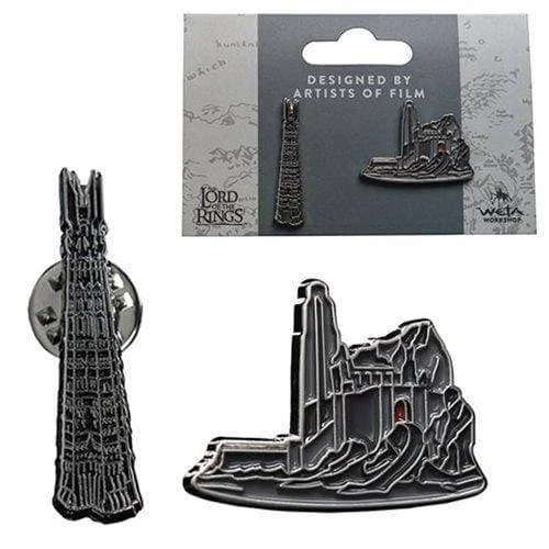 Lord of the Rings Orthanc and Helms Deep Collectible Pin Set - Weta Workshop