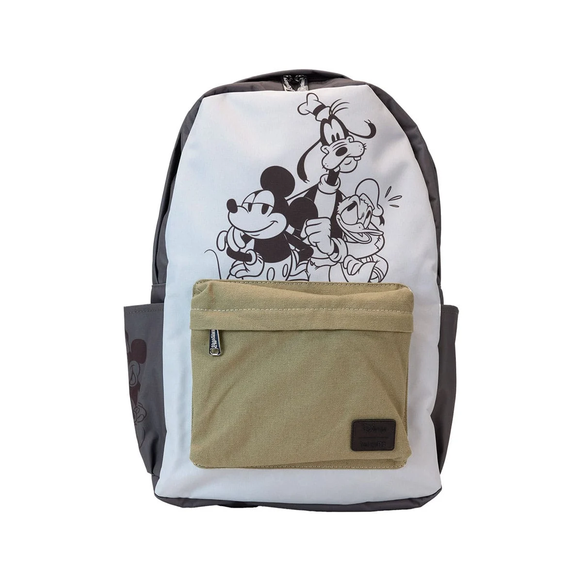 Ça by Loungefly - Mickey and Friends Canvas Standard Size Nylon Backpack