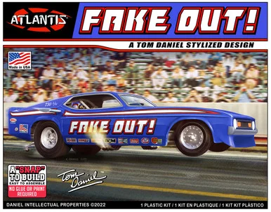 Atlantis Models M8275 Tom Daniel Fake Out Funny Car 1/32 Scale Model Kit