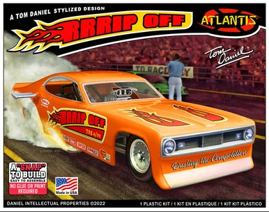 Atlantis Models M8277 Tom Daniel RRRIP OFF Funny Car 1/32 Scale Model Kit Snap