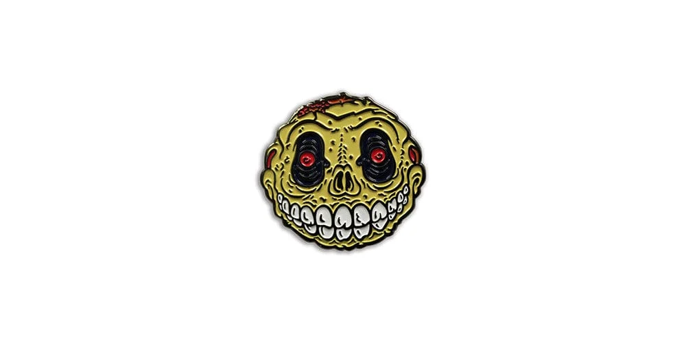 Skull Face Enamel Pin - Mondo