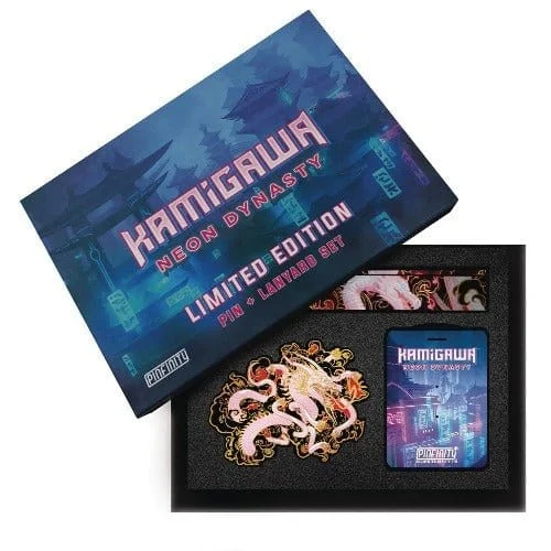 Magic: The Gathering Kamigawa Ltd Ed Neon Dynasty XL AR Pin & Lanyard Set - Pinfinity