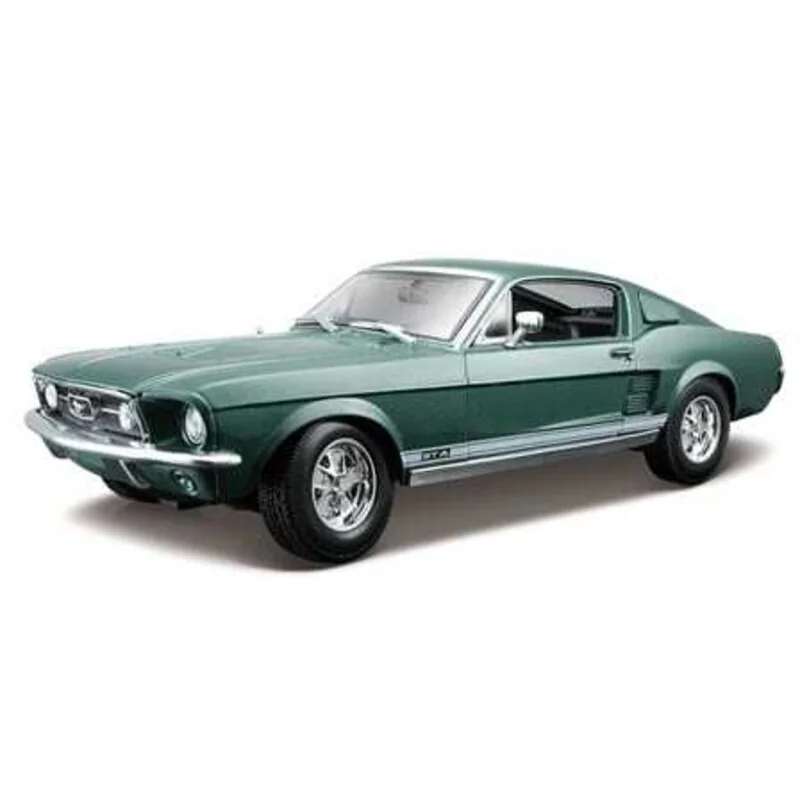 1967 ford mustang gta fastback green Die cast - Maisto