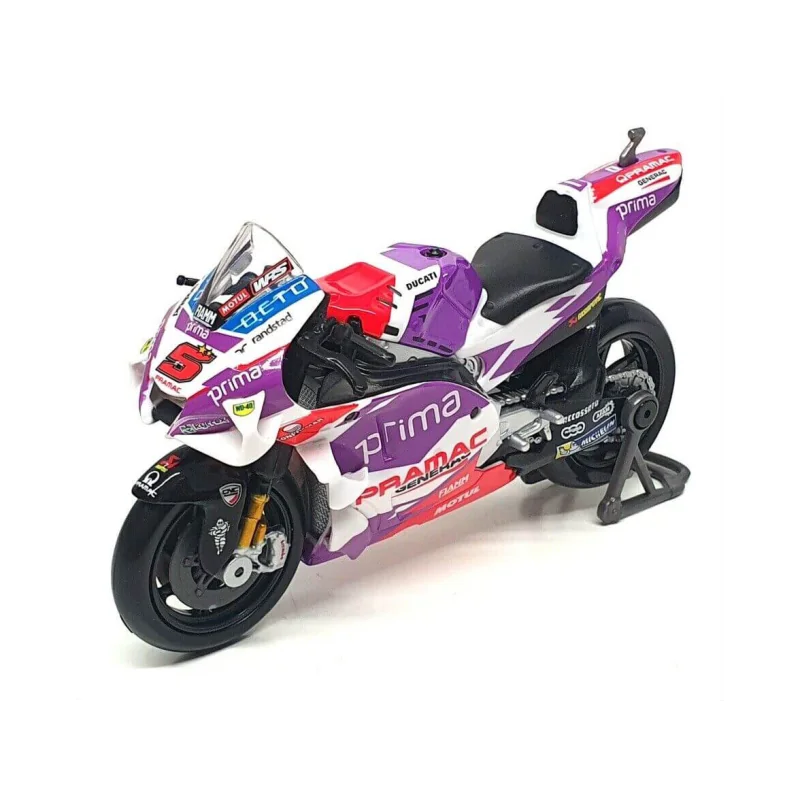 Ducati desmosedici gp22 "team pramac" 5 johann zarco moto racing gp22 2022 Die cast - Maisto
