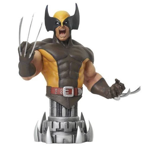 Marvel Comic Brown Wolverine 1/7 Scale Resin Bust - Diamond Select
