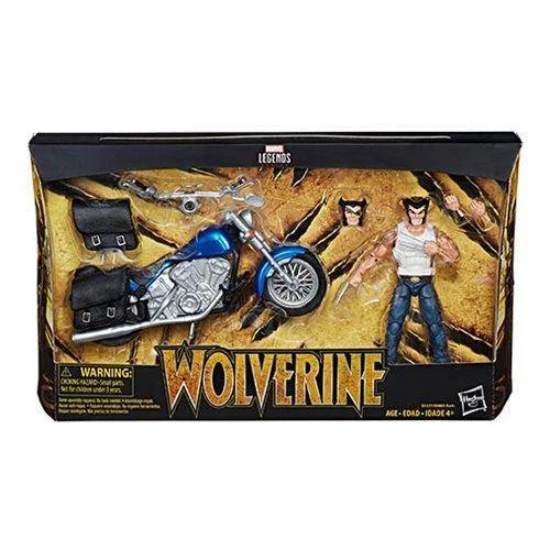 Marvel Legends Vehicle Ultimate Action Figures: Wolverine and Motorcycle - Hasbro