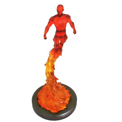 Marvel Premier Collection Comic Human Torch Statue - Diamond Select