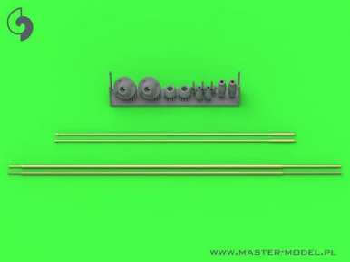 1/16 Master Model Antenna Comrod VHF3088VM - used on Leopard 2 A7V and other vehicles (2pcs) - STRAIGHT version