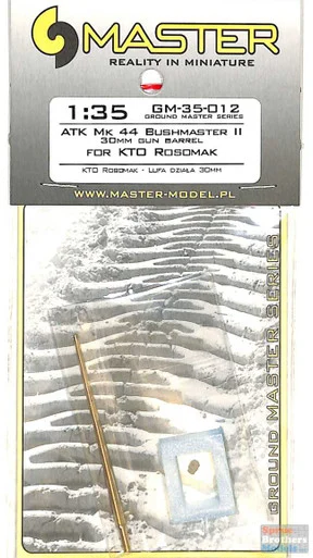 MASGM35012 1:35 Master Model ATK Mk.44 Bushmaster II 30mm Gun Barrel